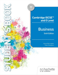 Image of Cambridge IGCSE and O Level Business Sixth Edition