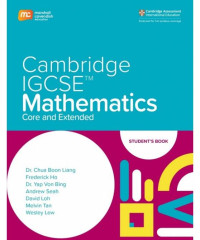 Image of Cambridge IGCSE Core and Extended Mathematics Student's Book