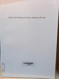 Image of Equivocal Endings in Classic American Novels (copy)