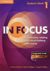 Image of In Focus Level 1 Student's Book with Online Resources