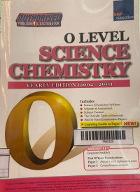 Image of O Level Science Chemistry
