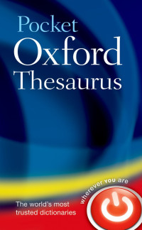 Image of Pocket Oxford Thesaurus